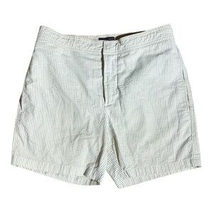 Allsaints Seersucker Swim Trunks Shorts